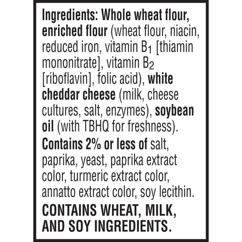 Cheez It Original Whole Grain Cracker, 0.75 Ounce -- 175 per case.