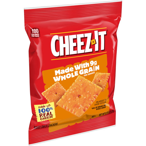Cheez It Original Whole Grain Cracker, 0.75 Ounce -- 175 per case.