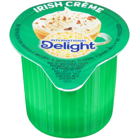 International Delight CREAMER LIQUID NON DAIRY IRISH CREAM SINGLE SERVE ASEPTIC CUP