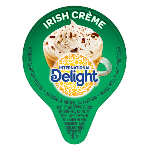 International Delight CREAMER LIQUID NON DAIRY IRISH CREAM SINGLE SERVE ASEPTIC CUP