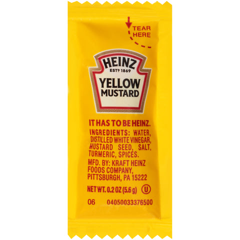 Heinz® MUSTARD PACKETS