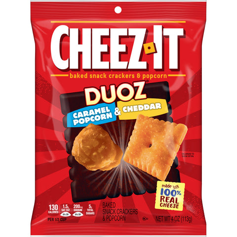 Sunshine® SNACK DUOZ™CARAMEL POPCORN AND CHEDDAR CHEESE