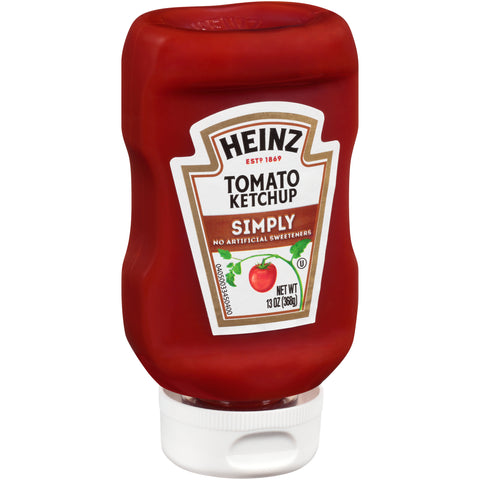 Simply Heinz Table Top Tomato Ketchup, 13 Ounce -- 24 per case