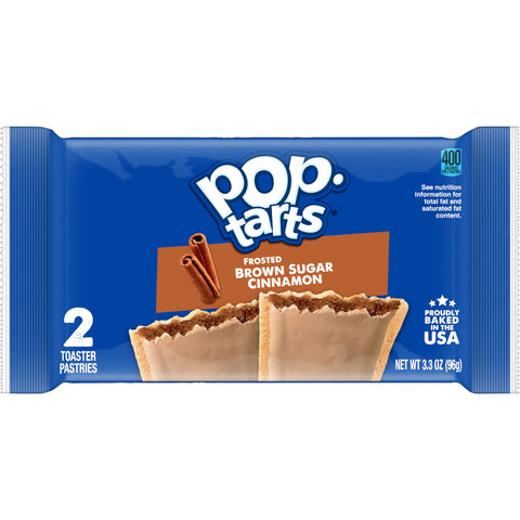 Pop-Tarts Frosted Brown Sugar Cinnamon, 3.3 Ounce - 6 per box -- 12 per case