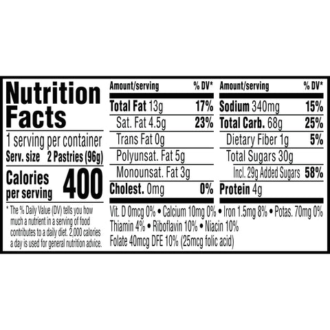 Pop-Tarts Frosted Brown Sugar Cinnamon, 3.3 Ounce - 6 per box -- 12 per case