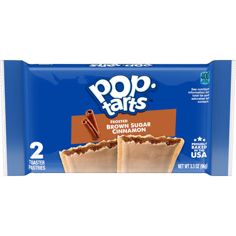 Pop-Tarts Frosted Brown Sugar Cinnamon, 3.3 Ounce - 6 per box -- 12 per case