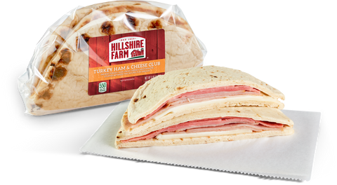 Sandwich Club Ham Turkey Cheese Flatbread