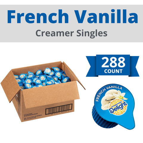International Delight CREAMER LIQUID NON DAIRY FRENCH VANILLA SINGLE SERVE CUP