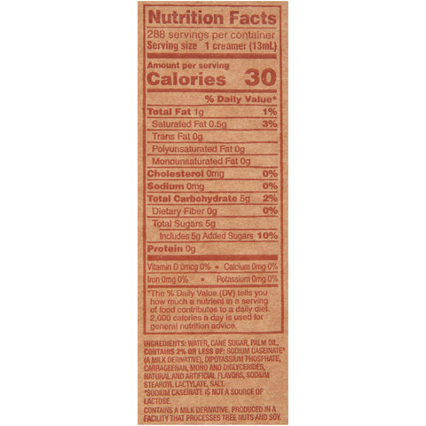 International Delight CREAMER LIQUID NON-DAIRY HAZELNUT SINGLE SERVE CUP ASEPTIC