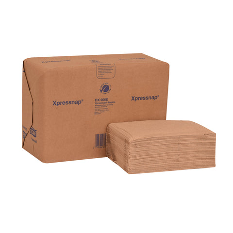 Tork Universal Xpressnap Recycled Fiber Natural 1 Ply Interfold Dispenser Napkin, 8.5 x 13 x 1.9291 inch -- 6000 per case