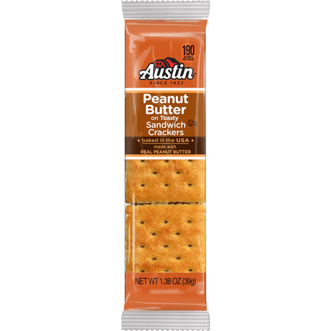 Austin® CRACKER PEANUT BUTTER SANDWICH SQUARE SS SLEEVE