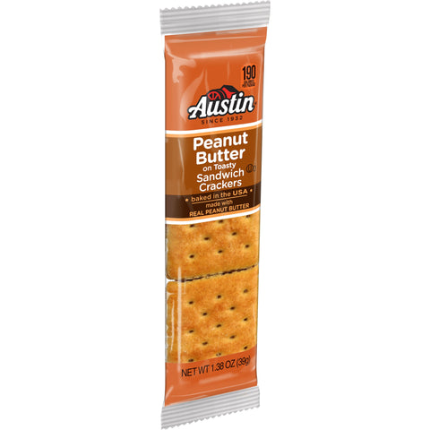 Austin® CRACKER PEANUT BUTTER SANDWICH SQUARE SS SLEEVE