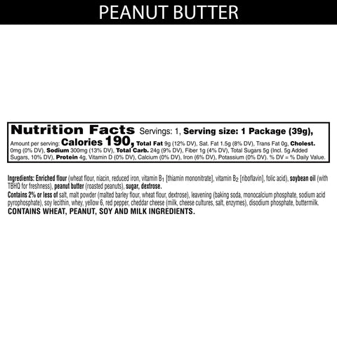 Austin® CRACKER PEANUT BUTTER SANDWICH SQUARE SS SLEEVE