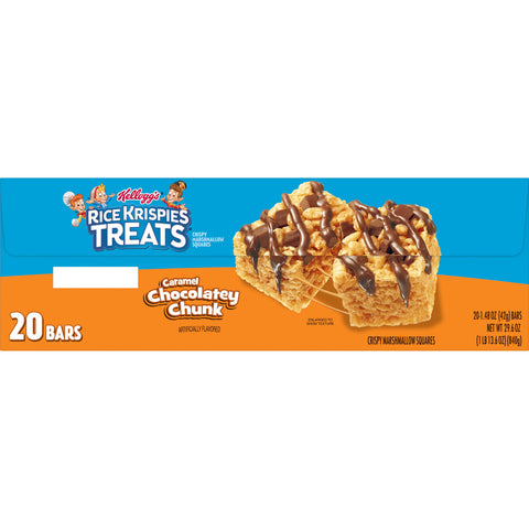 Kellogg's® SNACK BAR RICE KRISPIES TREATS® CARAMEL CHOCOLATEY CHUNK
