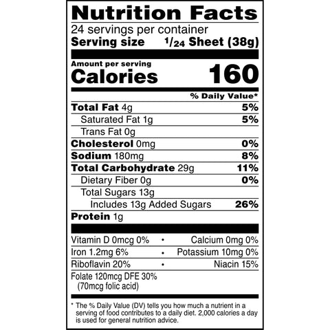 Rice Krispie Treats Sheet - 32 oz. package, 5 per case