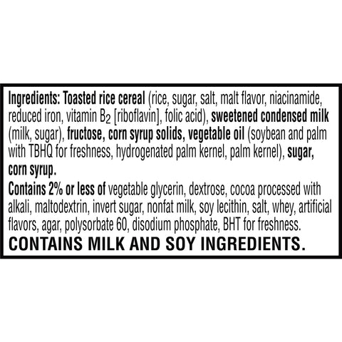 Kellogg's® SNACK BAR RICE KRISPIES TREATS® CARAMEL CHOCOLATEY CHUNK