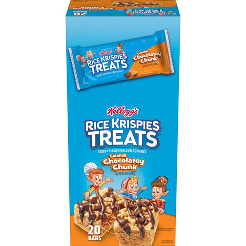 Kellogg's® SNACK BAR RICE KRISPIES TREATS® CARAMEL CHOCOLATEY CHUNK