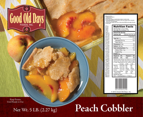 Good Old Days COBBLER PEACH
