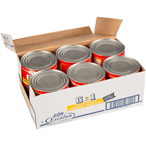 6 In 1 Peeled Chunky Tomatoes with Heavy Puree, 6.563 Pound -- 6 per case.