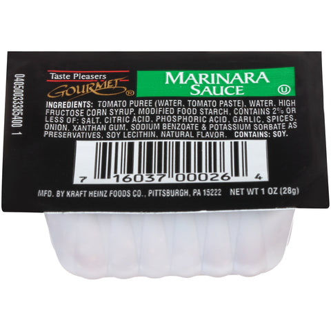 Taste Pleasers Gourmet ® SAUCE MARINARA SINGLE SERVE CUP 003C945/78000406