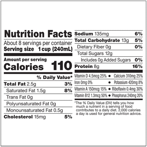 Milk 1% Low Fat Organic