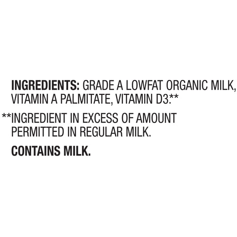 Milk 1% Low Fat Organic