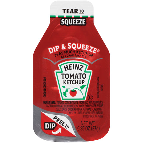 Ketchup Dip & Squeeze Single Serve Packet 003080/78000012