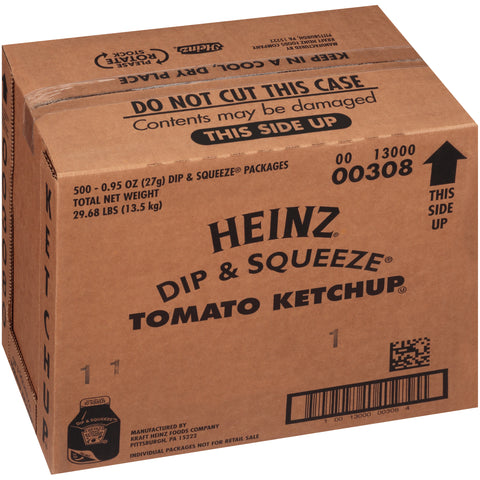 Ketchup Dip & Squeeze Single Serve Packet 003080/78000012