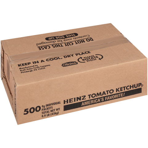Heinz Ketchup Single Serve 500 Case 9 Gram