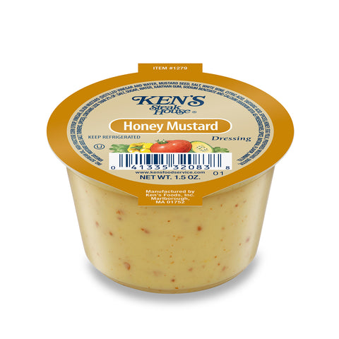 Ken's Foods DRESSING HONEY MUSTARD SINGLE SERVE CUP REFRIGERATED