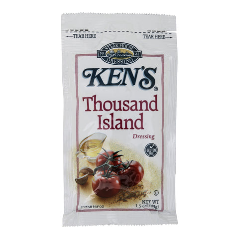 Ken's Foods DRESSING THOUSAND ISLAND DELUXE SINGLE SERVE POUCH