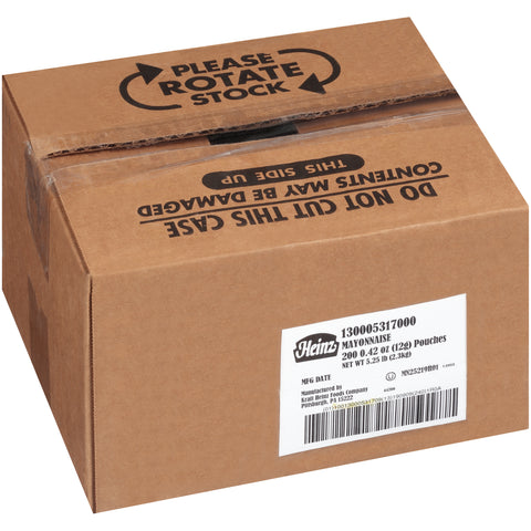 Heinz Mayonnaise Single Serve, 12 Gram -- 200 Case
