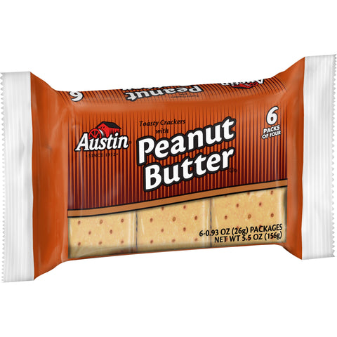 Austin® CRACKER SANDWICH TOASTY CRACKERS WITH PEANUT BUTTER