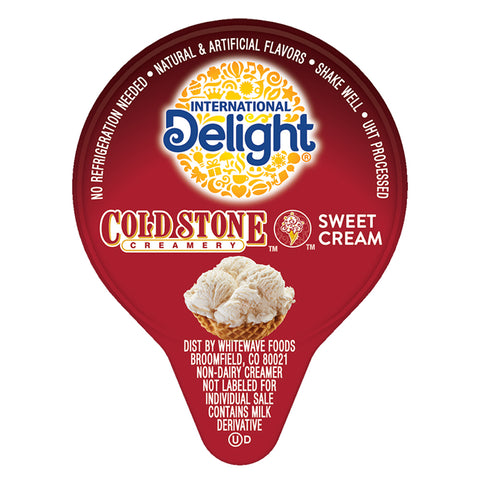International Delight CREAMER LIQUID NON-DAIRY SWEET CREAM COLD STONE ASEPTIC SINGLE SERVE CUP
