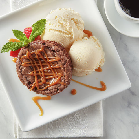 Pillsbury® BROWNIE CARAMEL MOLTEN DRIZZLED