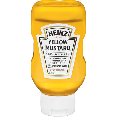 Heinz Yellow Mustard, 13 Ounce -- 16 per case.