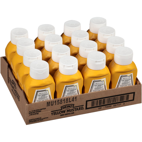 Heinz Yellow Mustard, 13 Ounce -- 16 per case.