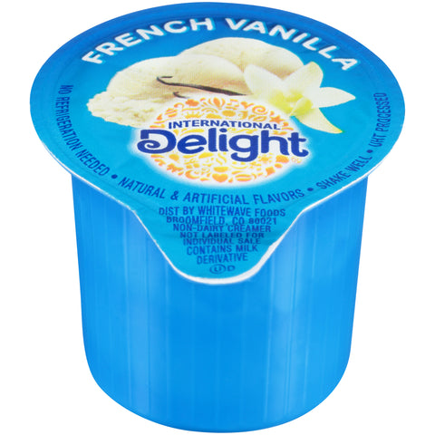 International Delight CREAMER LIQUID NON DAIRY FRENCH VANILLA ASEPTIC SINGLE SERVE CUP
