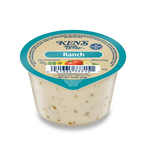 Ken's Foods DRESSING RANCH HOMESTYLE SINGLE SERVE CUP REFRIGERATED