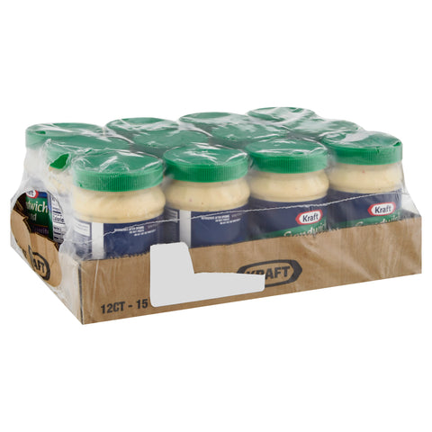 Kraft Spoonable Sandwich Spread, 15 Ounce -- 12 per case.