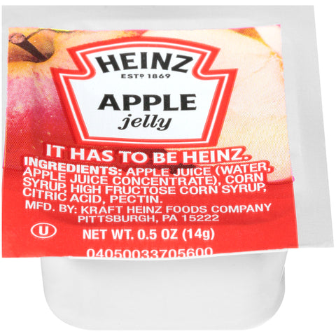 Heinz Single Serve Assorted Jelly, 0.5 Ounce -- 200 per case