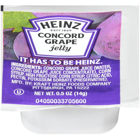 Heinz Single Serve Assorted Jelly, 0.5 Ounce -- 200 per case