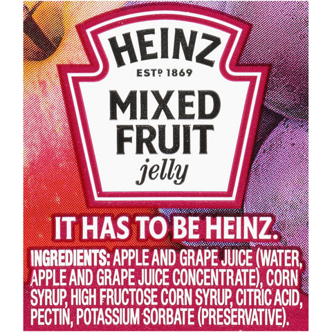 Heinz Single Serve Assorted Jelly, 0.5 Ounce -- 200 per case