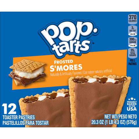 Kellogg's® PASTRY POP TART SMORES FROSTED 1.69 OZ SHELF STABLE TWIN PACK