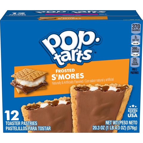 Kellogg's® PASTRY POP TART SMORES FROSTED 1.69 OZ SHELF STABLE TWIN PACK