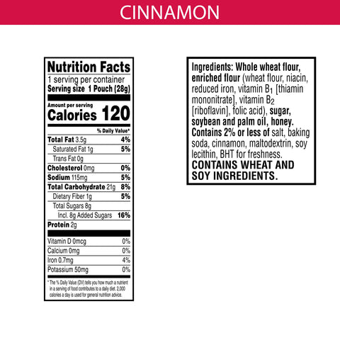 Keebler Bug Bites Cinnamon Graham Cracker, 1 ounce -- 210 per case