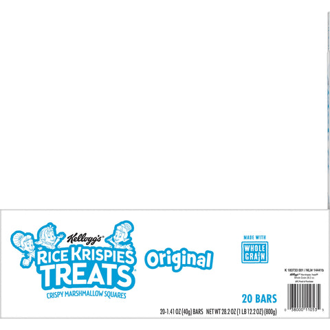 Rice Krispies Treats Whole Grain Bar, 1.41 Ounce - 20 per pack -- 4 packs per case.