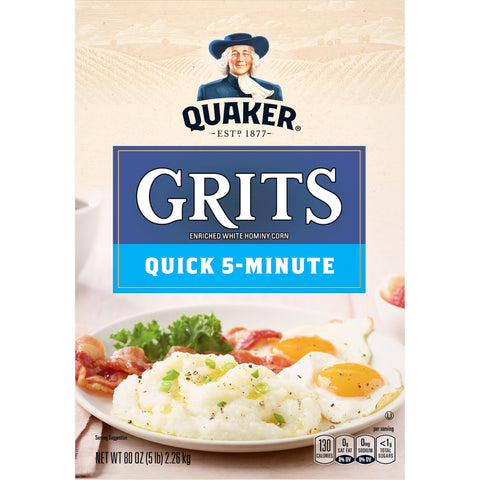 Quaker® CEREAL GRITS QUICK WHITE BAG