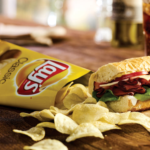 Lays Regular Potato Chips, 1 Ounce -- 104 per case.
