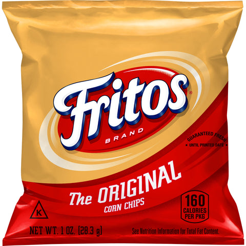 Fritos Regular Corn Chips, 1 Ounce -- 104 per case.